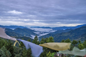 panoramic view of Nepal's hills