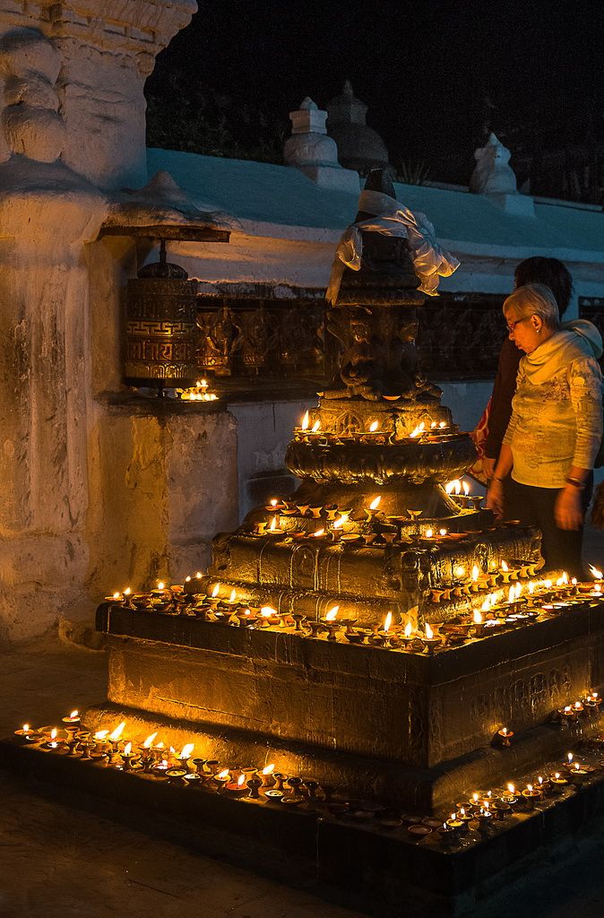 Locals celebrating a traditional festival in Kathmandu Valley with music and rituals, showcasing Nepal’s seasonal cultural heritage