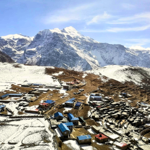 Nar Village in Nar Phu Trek