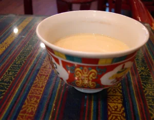 Butter tea in the Himalayas