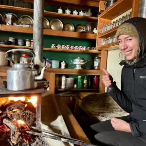 Waiting for tea in a Tea house